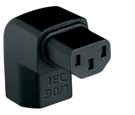 IEC-90/1 Adapter schwarz