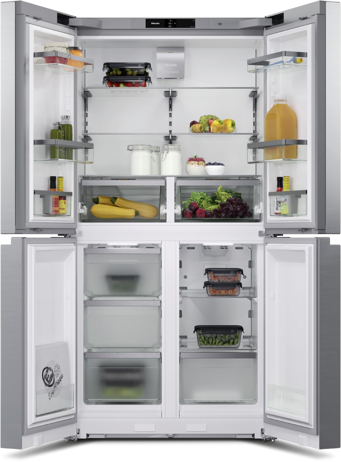 KFFD 6741 French Door edelstahl/cleansteel