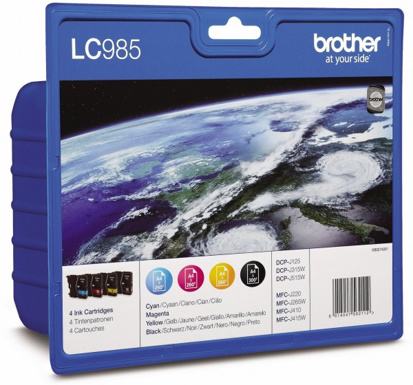LC-985VALBP ValuePack 4-farbig
