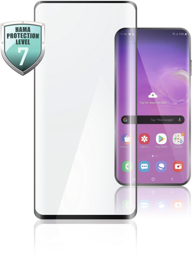 Full-Screen-Schutzglas für Galaxy A21 transparent