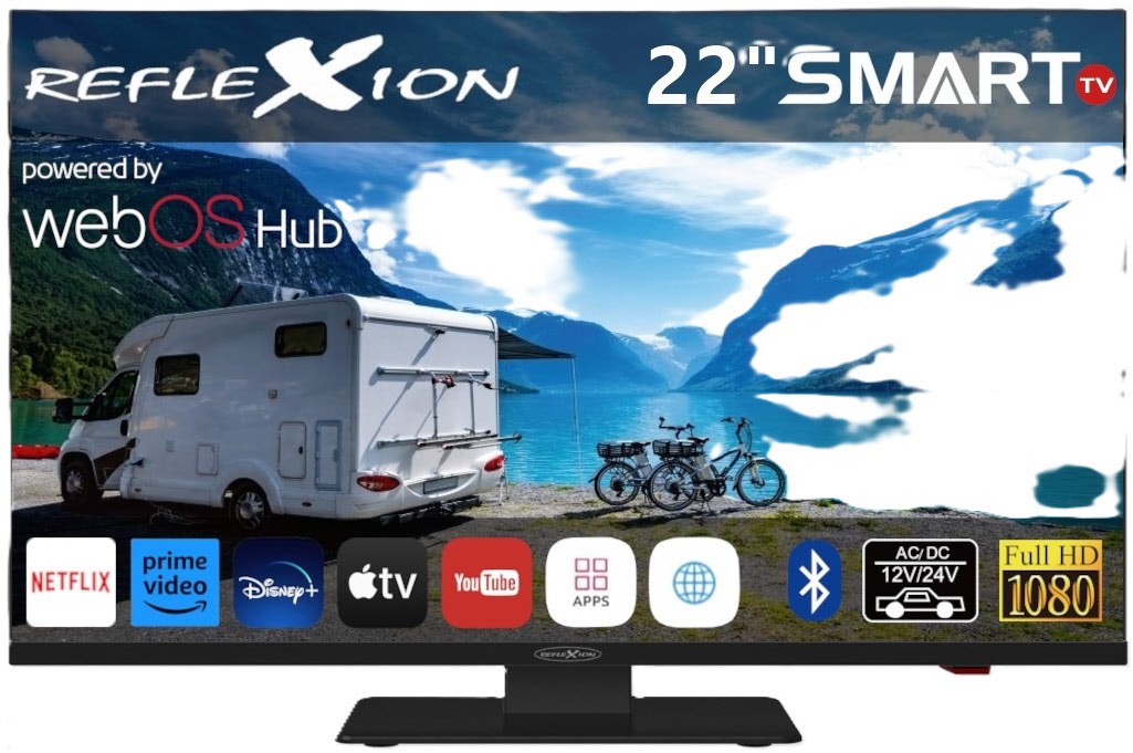 LDDX27iBT 69 cm (27") LCD-TV mit DVD-Spieler schwarz, Full HD, Smart-TV, DVB-T2/DVB-C/DVB-S2
