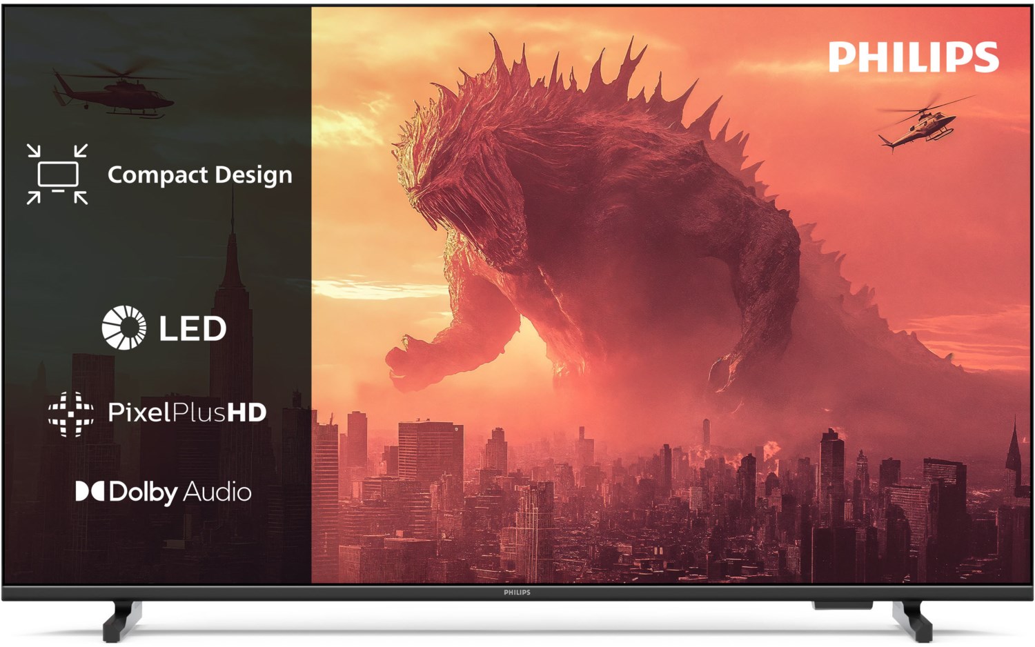 43PFS5500/12 108 cm (43") LCD-TV mit LED-Technik schwarz, Full HD, DVB-T2/DVB-C/DVB-S2