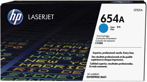 Nr. 654 A Toner (15.000 S.) cyan
