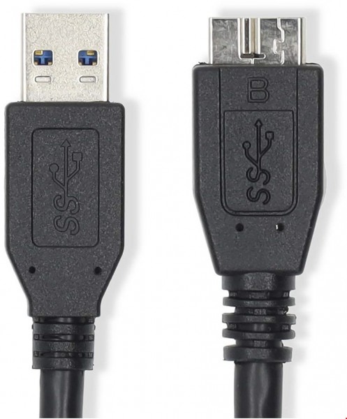 CCGL61500BK10 USB 3.2>Micro-B (1m) Stecker > Stecker schwarz