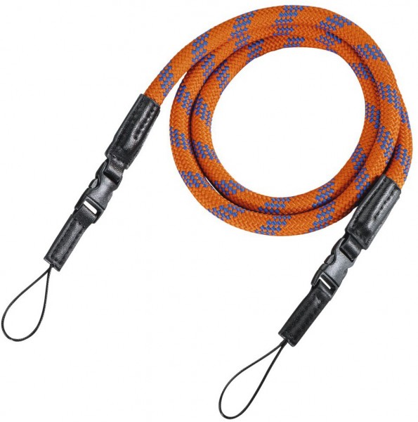 Kameragurt Braid 120 (120cm) blau/orange