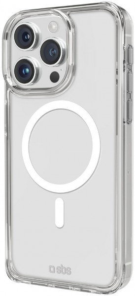 Light Mag Cover für iPhone 15 Pro transparent