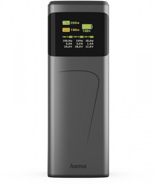 Power Pack High Power (24.000mAh) Powerbank grau