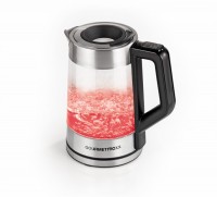 Smart Wasserkocher Glas edelstahl/schwarz