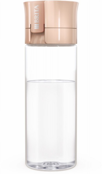 Wasserfilterflasche Active (0,6l) Trinkflasche mit Wasserfilter apricot