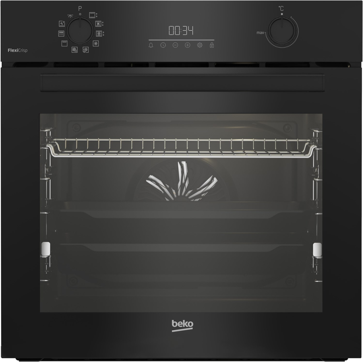 Image of BBIM17300BMPEF Einbaubackofen schwarz, 72 l, pyrolytische Selbstreinigung, 59,4 cm breit, A+