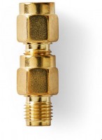 CSGB02111GD SMA-Adapter (2 Stück) SMA-RP-Stecker > SMA-Buchse gold