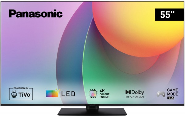 TB-55W60AEZ 139 cm (55") LCD-TV mit LED-Technik schwarz, 4K Ultra HD, Smart-TV, DVB-T2/DVB-C/DVB-S2, Sprachsteuerung