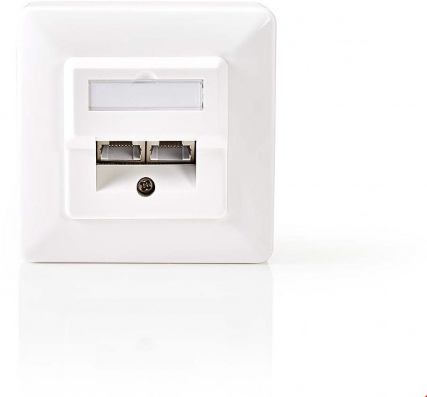 CCGB89150IV Netzwerk-Wanddose weiß