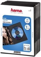 DVD Leerhülle Slim 10er schwarz
