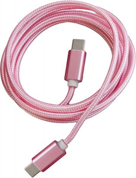 Fashion USB-C>Lightn. Kabel (1,5m) rosa