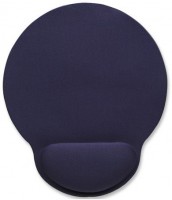 Mauspad mit Handgelenkauflage blau