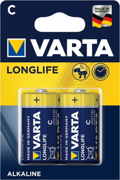 Longlife C 2er Blister DE Batterie