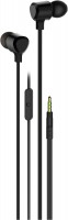 in ear Silicon Plug In-Ear-Kopfhörer mit Kabel schwarz