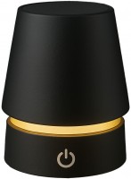 Einziehbare Tischlampe schwarz
