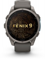 fenix 9 (47mm) Sportuhr kieselgrau/titan