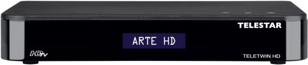 TELETWIN HD HDTV Twin Sat-Receiver schwarz