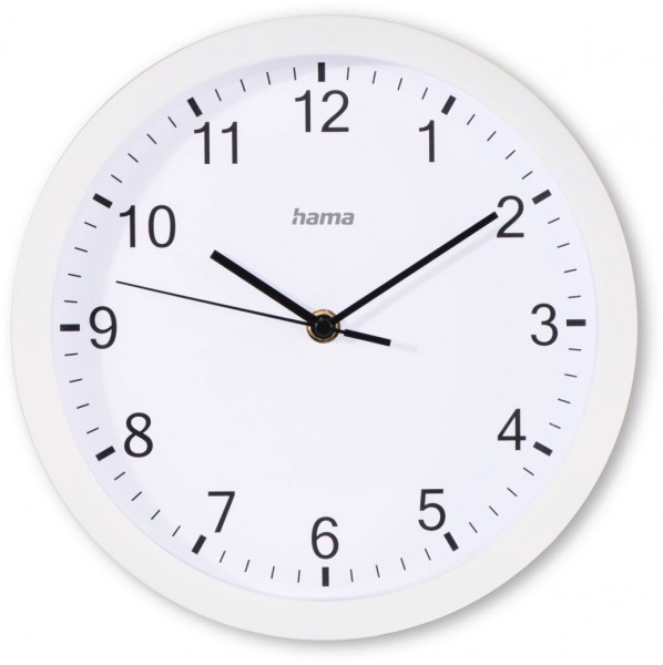 Elba Wanduhr weiß