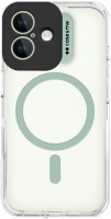 Transparent Cover für iPhone 16 grün