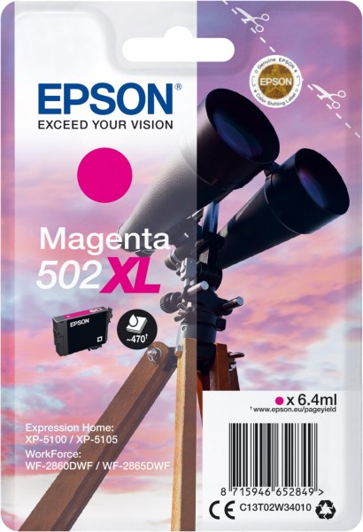 502XL (6,4ml) Tintenpatrone magenta