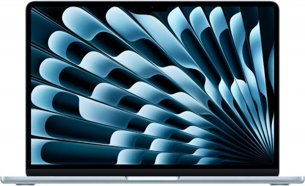 MacBook Air 13" M4, 2025 (MC6U4D/A) himmelblau, 16 GB RAM, 512 GB SSD, Apple M4, MacOS Betriebssystem, 2560x1664