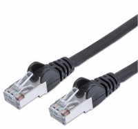 Patchkabel RJ45 S/FTP Cat6 LSOH schwarz (1m)