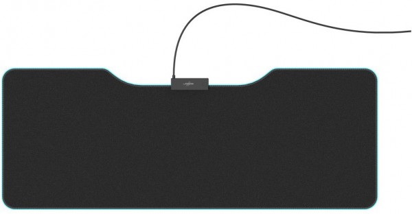 Lethality 450 Illuminated Gaming Mauspad schwarz