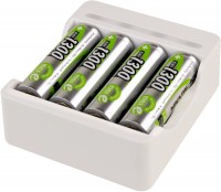 Basic IV inkl. 4x AA (1.300mAh) Akku weiß