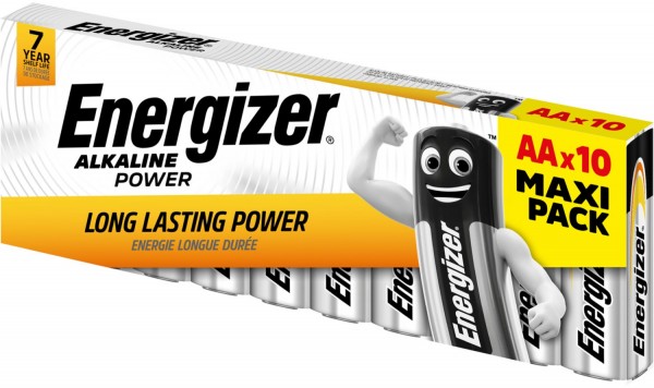 Alkaline Power AA Mignon-Batterie 10er Schlauch