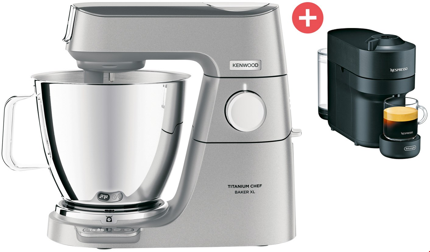 KVL85.594SI Titanium Chef Baker XL + Dein Geschenk: Nespresso ENV90.B