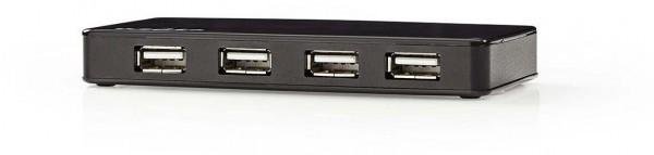 UHUBU2730BK USB 2.0 7-Port Hub schwarz