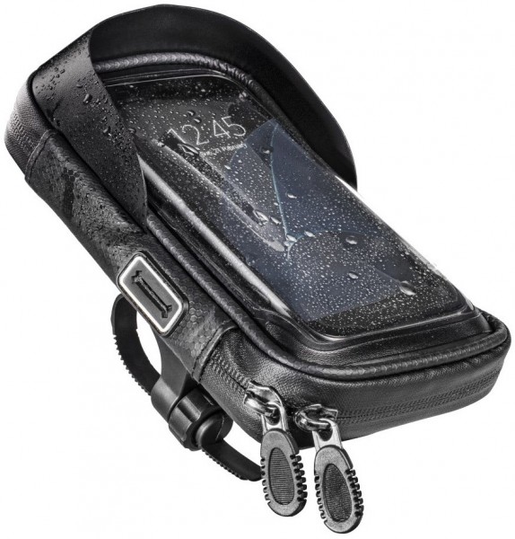 Handy Fahrrad-/Motorrad-Tasche schwarz