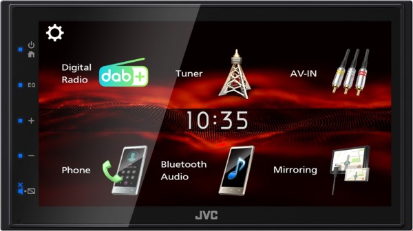 KW-M180DBT MP3-Autoradio ohne CD-Spieler