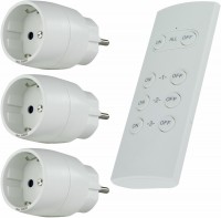 Funk-Schalt-Set 3+1 Mini Outdoor Smart-Steckdose weiß