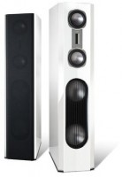 Aurum Vulkan 9 /Stück Stand-Lautsprecher weiß pianofinish