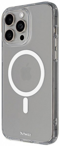 ClearClip +Charge für iPhone 15 Pro Max transparent