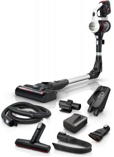 BSS715CARP Akku-Stielstaubsauger weiß, 35 min Laufzeit, Elektro-Bodenbürste