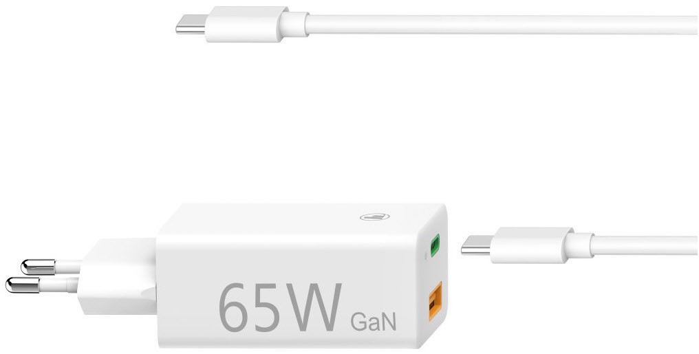 Universal-USB-C-Notebook-Netzteil weiss Power Delivery (PD)