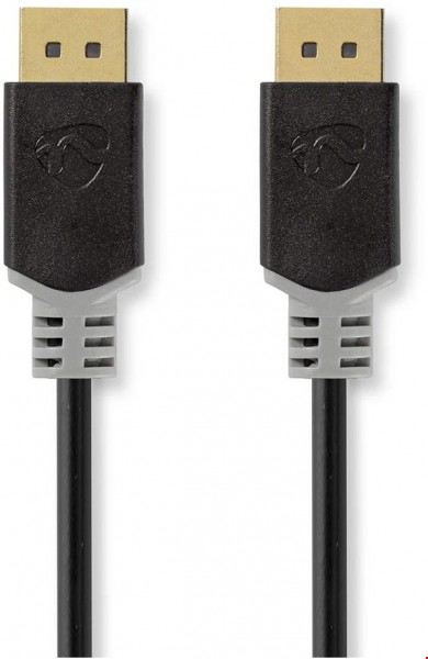 CCBW38010AT20 DP-Kabel (2m) Stecker > Stecker anthrazit