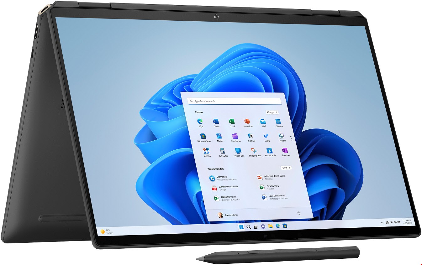 Spectre x360 16-aa0675ng (A0GJ9EA) 40,6 cm (16") 2 in 1 Convertible-Notebook nightfall black