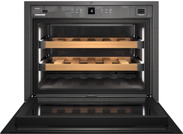 WKEgb 582-21 Weinklimaschrank schwarz
