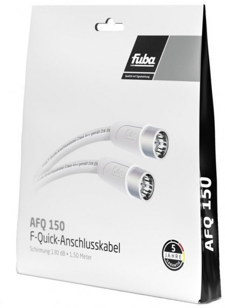 AFQ 150 (1,5m) F-Quick-Anschlusskabel weiß