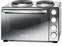 KM 3300 Kleinküche schwarz/silber