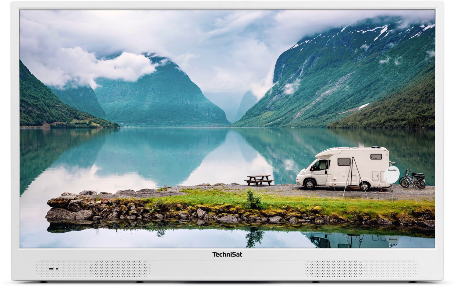 TechniVision HD32AW Mobil 80 cm (32) LCD-TV mit LED-Technik weiß / F