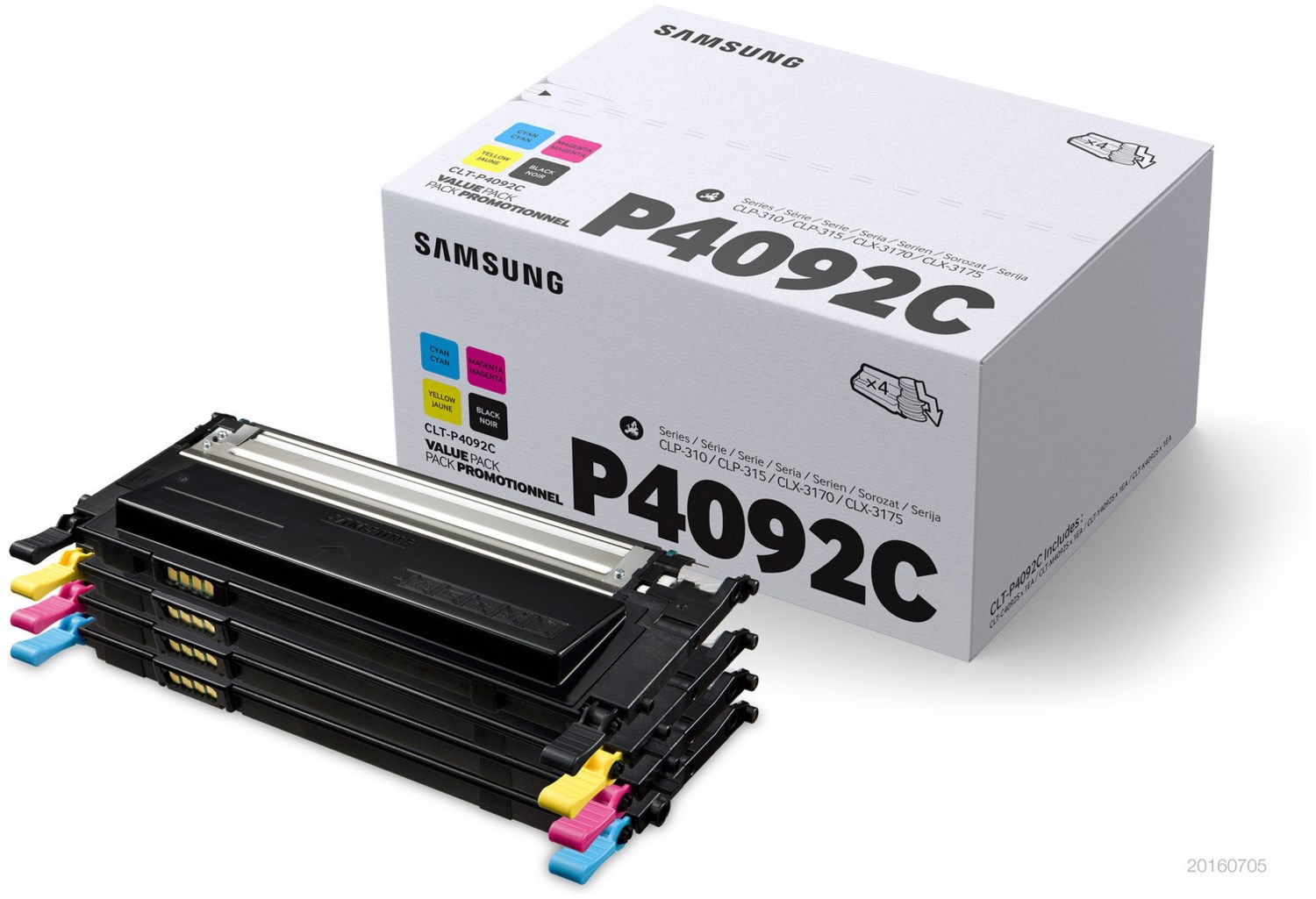 CLT-P4092C Rainbow Kit Toner 4-farbig