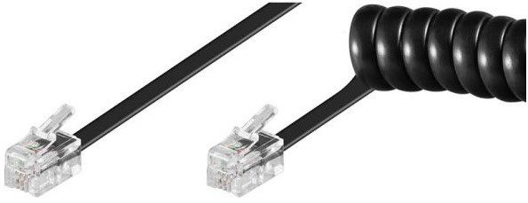 T 831 2,0m Modular-Kabel schwarz